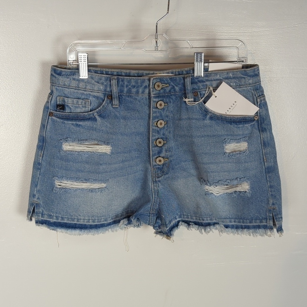 Kancan NWT High Rise Denim Shorts